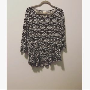 Cute Black and White Top